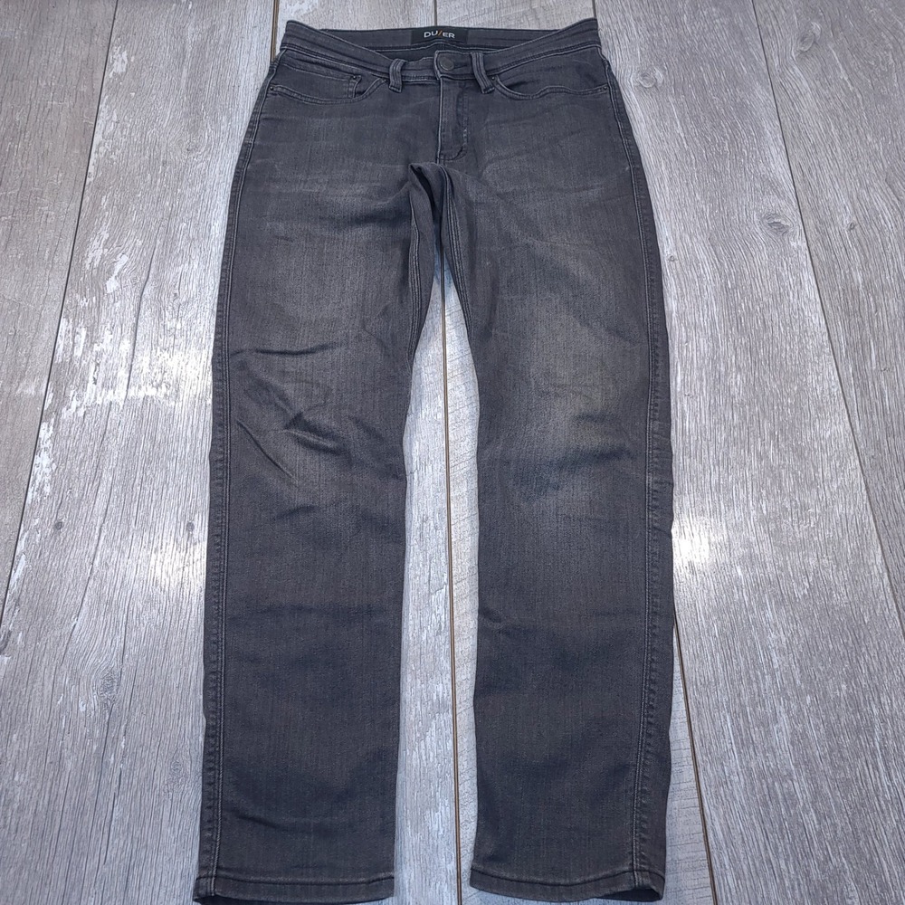 DU/ER Slim Fit Jeans Mens 30x30 Gray L2X Performance Denim Stretch Pants